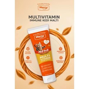 Merry Cat Malt Paste 100 ML Multivitamin Kedi Macunu 6 LI