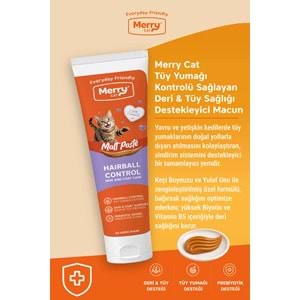 Merry Cat Malt Paste 100 ML Tüy Yumağı Önleyici Ve Deri Tüy Sağlığı 6 LI