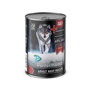 Pro Performence Biftekli Yetişkin Köpek Konserve 24*400 gr