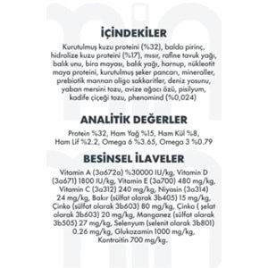 Pro Performance Mini Kuzu & Y.Mer. Yet. Köpek Maması 2 Kg