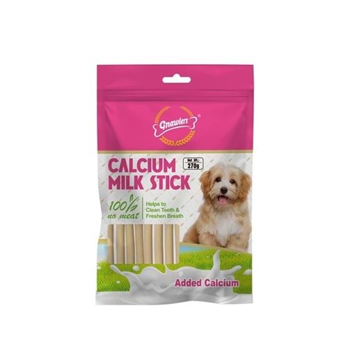 Gnawlers Kalsiyumlu Sütlü Stick Köpek Ödül Kemiği 270 Gr.