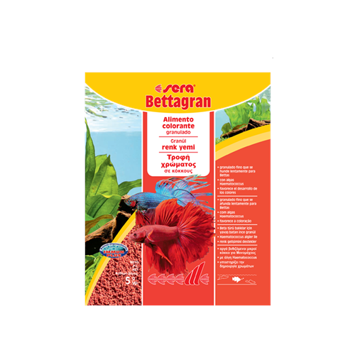 Sera Bettagran 5 Gr Granül Renk Yemi