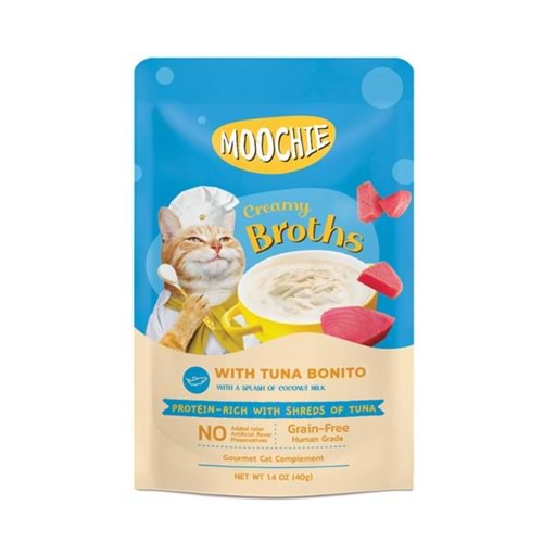 Moochie Çorba Kedi Ödülü Ton-Palamut 16x40 Gr