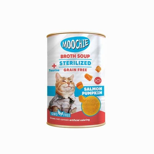 Moochie Et Suyu Çorba Somon Balkabağı Kısır.Kedi 6x135ML