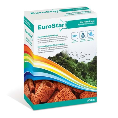 EuroStar Bio Filter Ring Kahverengi 500 Ml