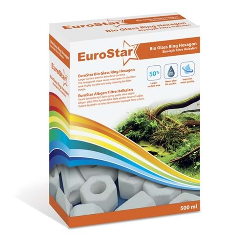 EuroStar Bio Glass Ring Hexagon 500 Ml