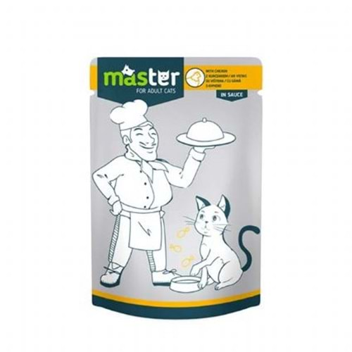 Master Tavuk Etli Pouch Kedi Maması 80 Gr. x 24 Adet