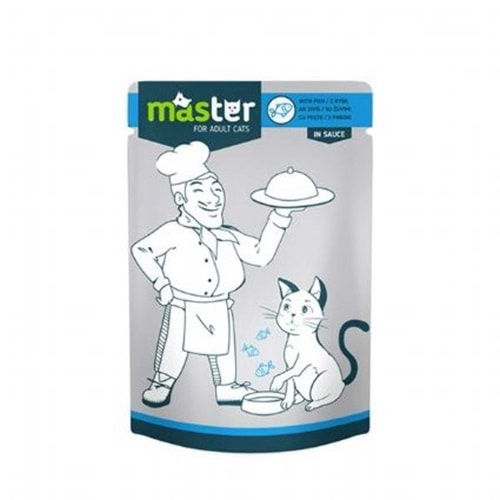 Master Balıklı Pouch Kedi Maması 80 Gr. x 24 Adet