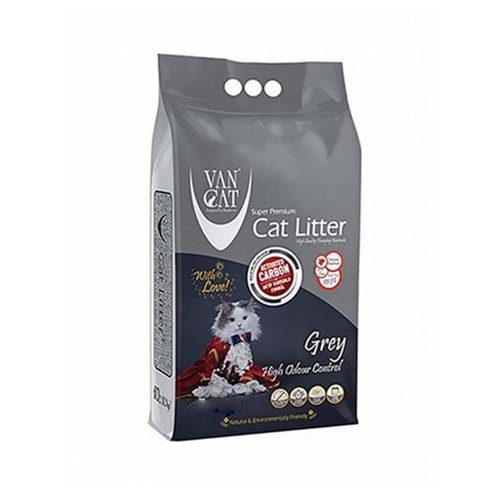 VAN CAT Active Carbon Grey Kedi Kumu 10 LT