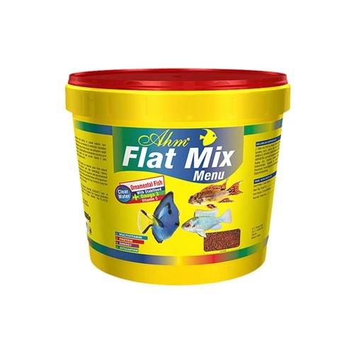 AHM Flat Mix Menü Kova Balık Yemi 3 Kg