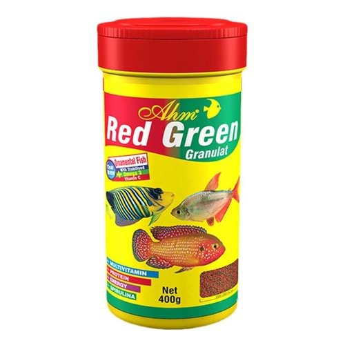 AHM Red Green Granulat Balık Yemi 1000 ML