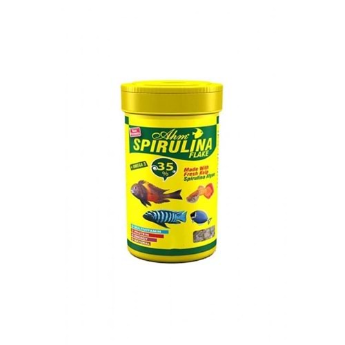 AHM Spirulina Flake Food Balık Yemi 250 ML