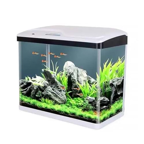 Sobo 240-F Komple Akvaryum 24 x 16,5 x 28 cm Beyaz