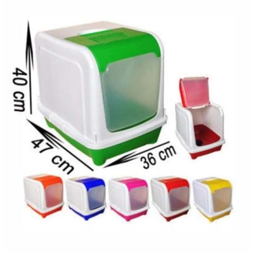 Pet Style Üstü Açılır Kapalı Kedi Tuvaleti