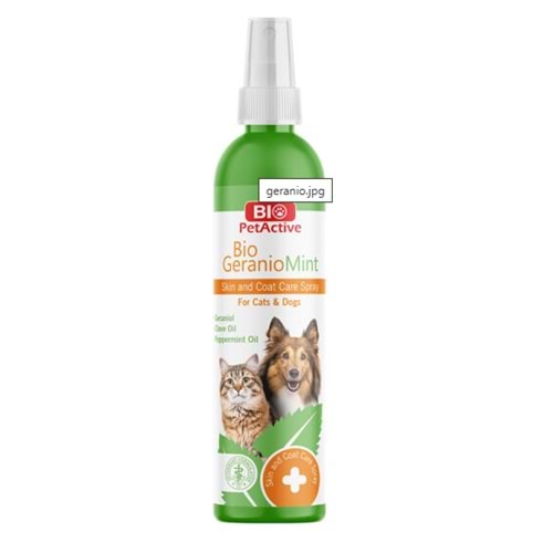 Bio Geraniomint (Kedi Köpek Tüy Bakım Spreyi) 100 ml