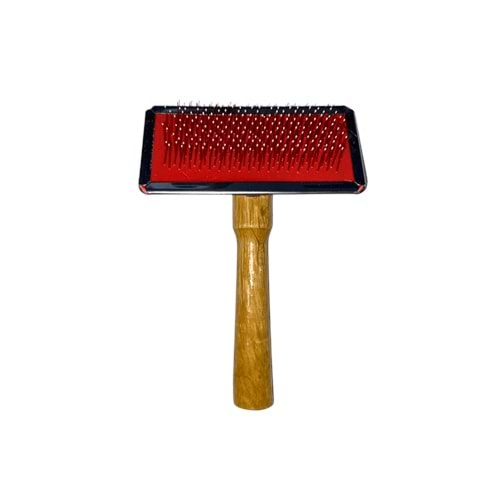 Tahta Saplı Telli Tarak ( 9*12 cm )