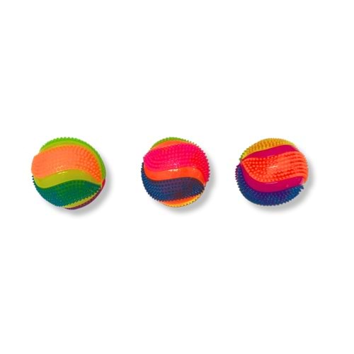 Basketbol Desenli Işıklı Top 7,5 Cm