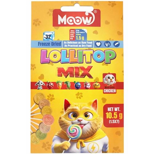 Moow Mix (Karışık) Lolipop 7'li