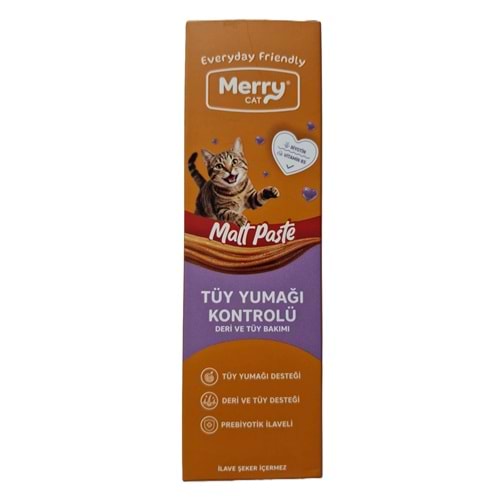 Merry Cat Malt Paste 100 ML Tüy Yumağı Önleyici Ve Deri Tüy Sağlığı
