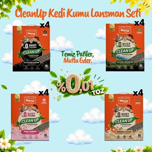 Merry Cat CleanUp Kedi Kumu Lansman Seti