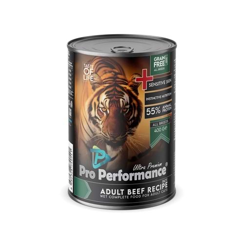 Pro Performance Biftekli Yetişkin Kedi Konserve 24*400 gr