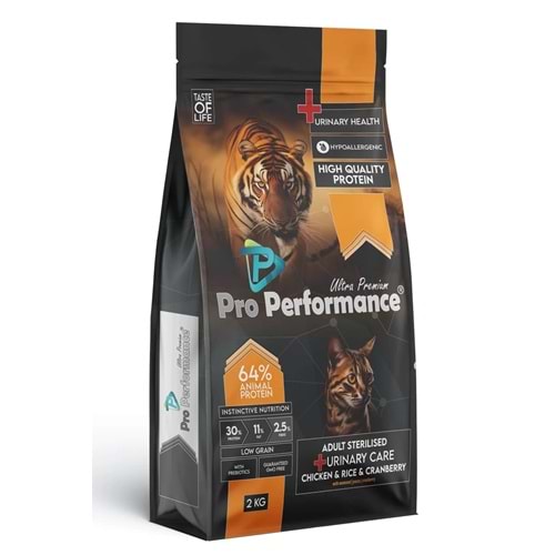 Pro Performance Kısır Tavuk & Pirinçli Yet. Kedi Maması 2 Kg