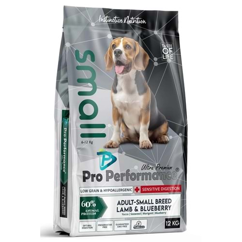 Pro Performance Küçük Irk Kuzulu Yet. Köpek Maması 12 Kg