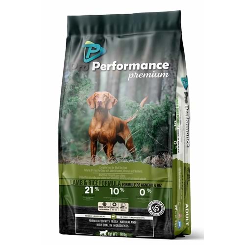 Pro Performance Prem. Kuzu&Pirinç Yet. Köpek Maması 18 Kg