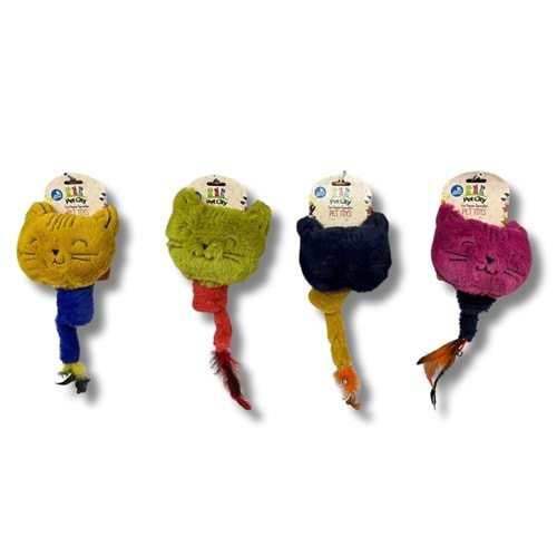 Uzayan Yaylı Kedi Şekilli Peluş Oyuncak