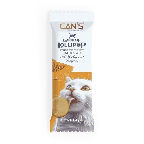 Cans Lolipop Balkabağı ve Tavuklu 15x1.4 gr