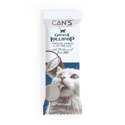 Cans Lolipop Keçi Sütü ve Tavuklu 15x1.4 gr