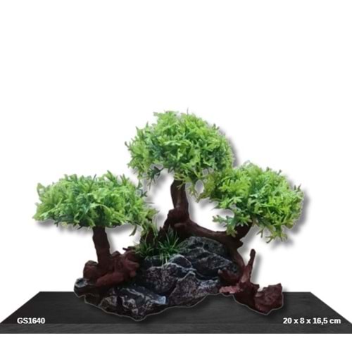 GS1640 Bitkili Akvaryum Dekoru 20x8x16,5 cm 289 Gr