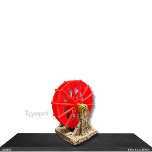 GL0903 Değirmen Akvaryum Dekoru 6.5*6.1*10 cm 105 Gr