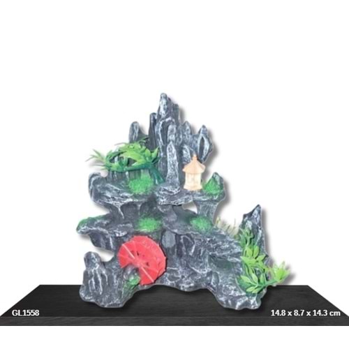 GL1558 Akvaryum Dekoru 14.8*8.7*14.3 cm 300 Gr