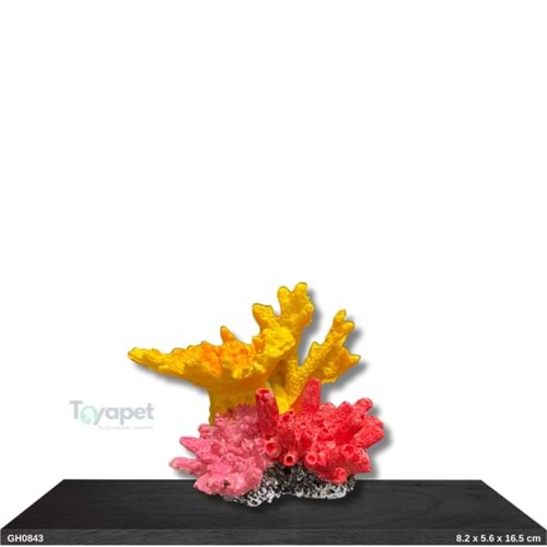 GH0843 Akvaryum Dekoru 9.5*7.5*8 cm 95 Gr