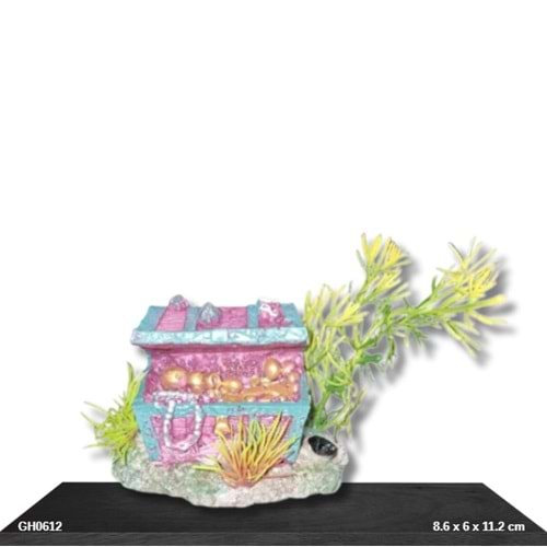 GH0612 Akvaryum Dekoru 8.6*6*11.2 cm 110 Gr