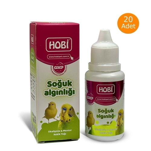 Hobi Kafes Kuşları İçin Soğuk Algınlığı Damlası 30 Ml X 20 Adet