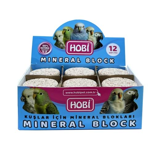 Hobi Mineral Blok Gaga Taşı X 12 Adet