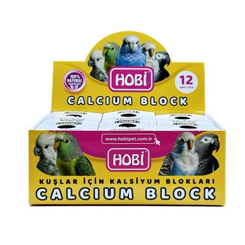 Hobi Kalsiyum Blok Gaga Taşı X 12 Adet