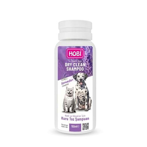 Hobi Lavanta Kokulu Kedi ve Köpekler İçin Kuru Toz Şampuan 150ml