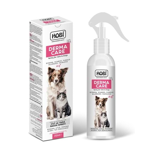 Hobi Derma Care Kedi ve Köpek İçin Cilt ve Yara Bakım Spreyi 250ml