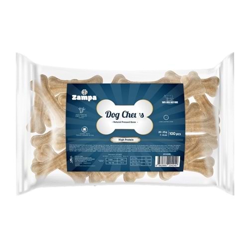Zampa Natural Press Kemik Köpek Ödülü 20-25 Gr 100 Lü (Dc4249)
