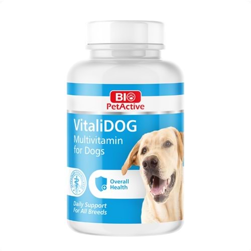 VİTALİDOG KÖPEKLER İÇİN MULTİVİTAMİN TABLET 150'Lİ