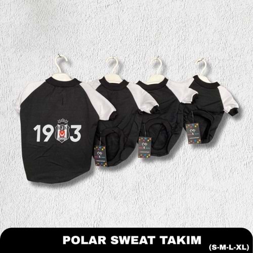 Siyah-Beyaz Baskılı Kedi/Köpek Kıyafeti S-M-L-XL