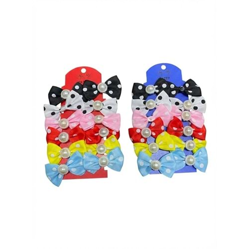 Papyonlu Kedi Köpek Tokası 12 li