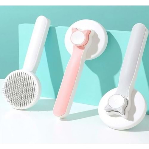 Kulaklı Lüx Basmalı Evcil Hayvan Tarağı