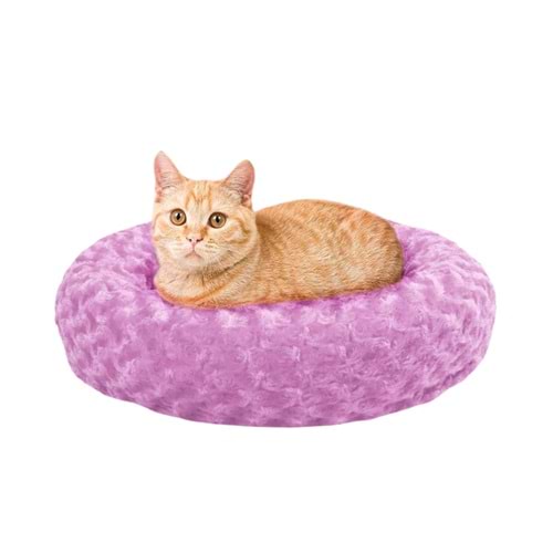 Petpretty Simit Yatak Peluş Şeker Pembe 55x55 cm