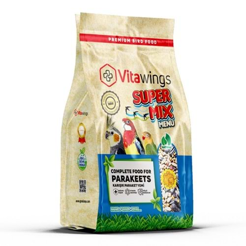 Vitawings - Paraket Yemi - 800 gr - 8 Adet (Kutu)