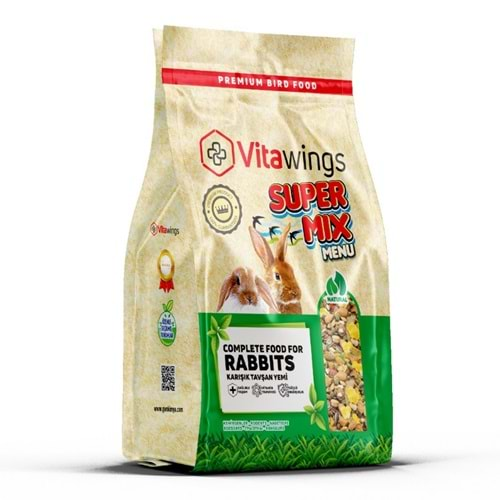 Vitawings - Tavşan Yemi - 800 gr - 8 Adet (Kutu)