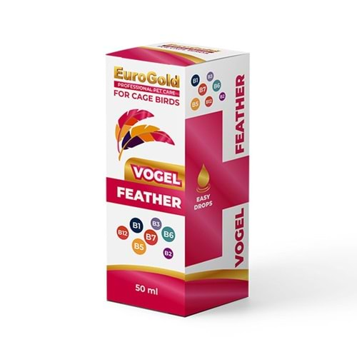 EuroGold Vogel Feather Damla 50 ml - 6 Adet